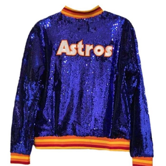 Sale‼️Houston Astro Sequin Jacket. No Discount ‼️ - Picture 10 of 13